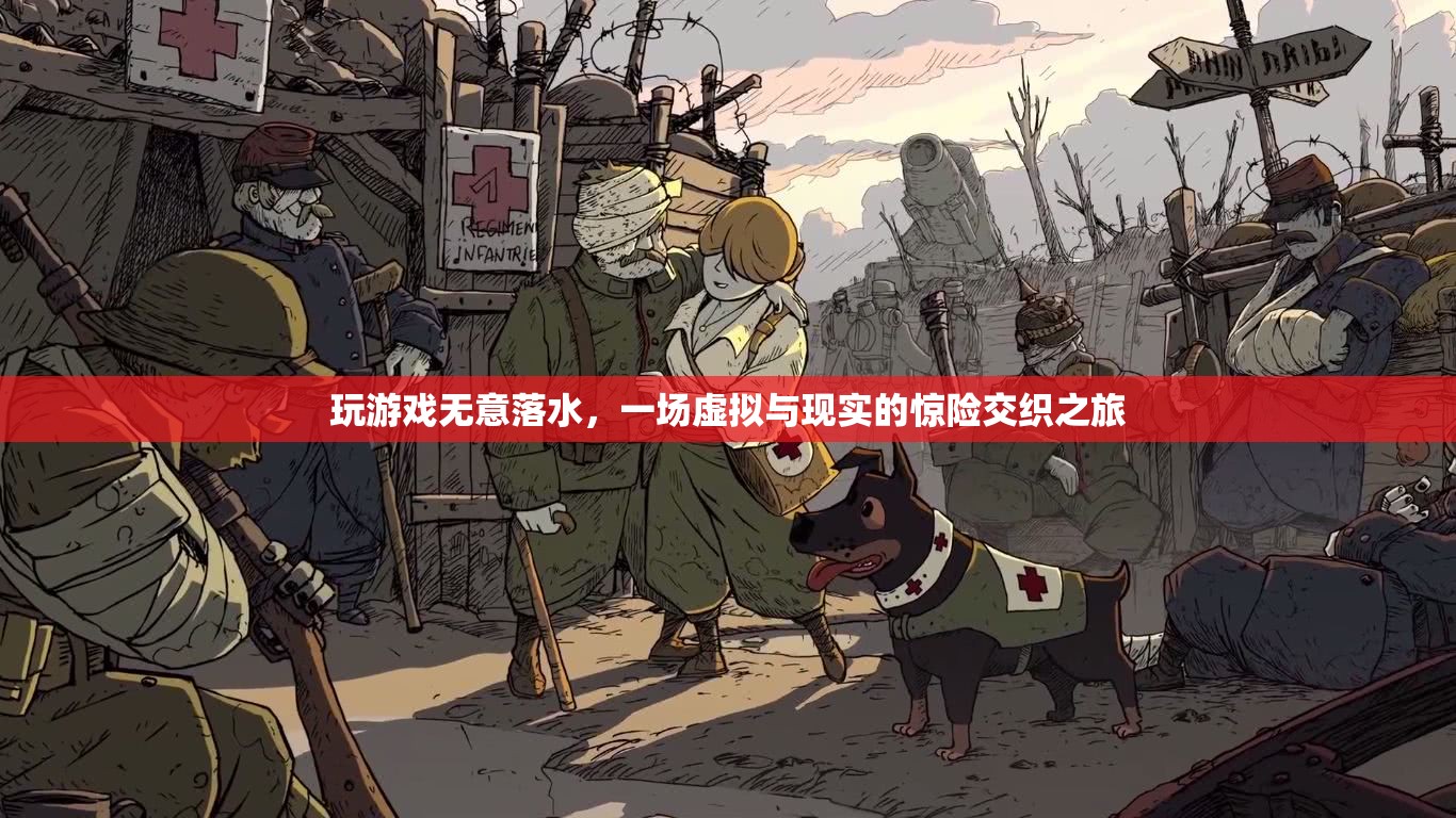 虛擬游戲意外落水，現(xiàn)實與虛擬交織的驚險之旅