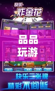 品品玩游戲，探索無限樂趣的休閑游戲平臺  第3張