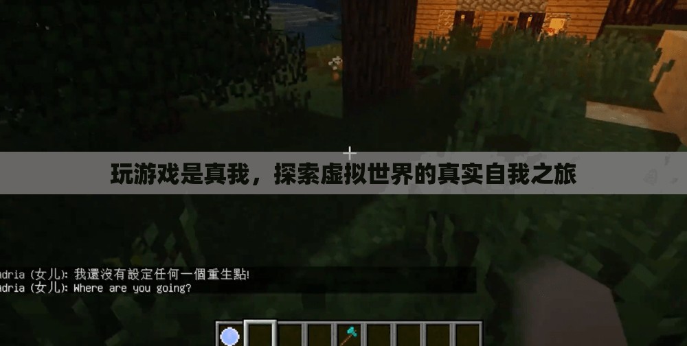 探索虛擬世界的真實自我之旅，游戲成為真我釋放的媒介