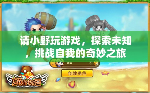 小野的奇妙冒險，探索未知，挑戰(zhàn)自我