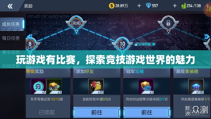競技游戲，探索比賽世界的魅力