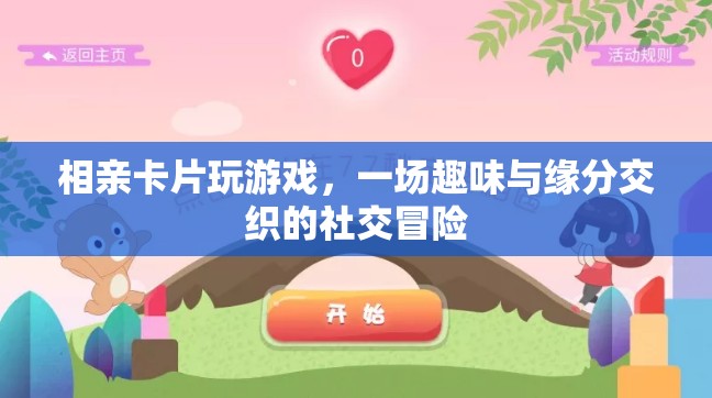 相親卡片，一場趣味與緣分的社交冒險