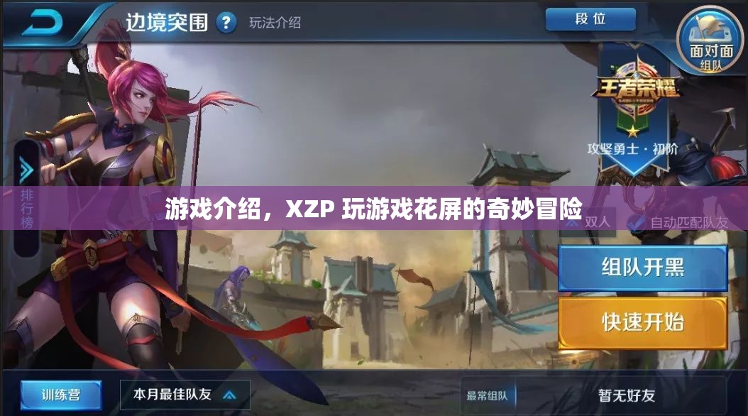 XZP玩游戲花屏的奇妙冒險，探索視覺扭曲的奇幻之旅
