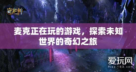 探索未知世界的奇幻之旅，麥克的游戲之旅