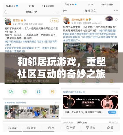 重塑社區(qū)互動(dòng)的奇妙之旅，與鄰居共玩游戲
