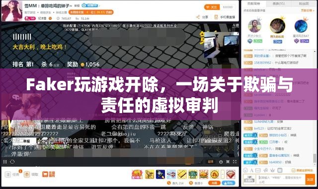 Faker游戲作弊被開除，一場虛擬世界的責(zé)任審判