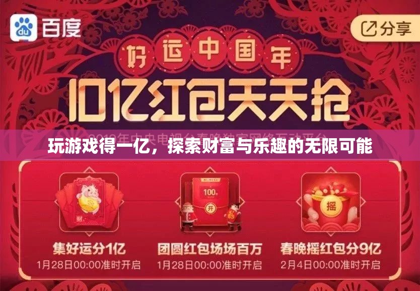 探索財(cái)富與樂(lè)趣，玩游戲贏一億，開(kāi)啟無(wú)限可能！