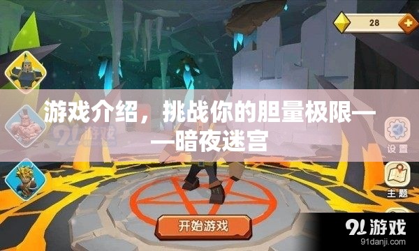 挑戰(zhàn)膽量極限，暗夜迷宮游戲介紹  第1張
