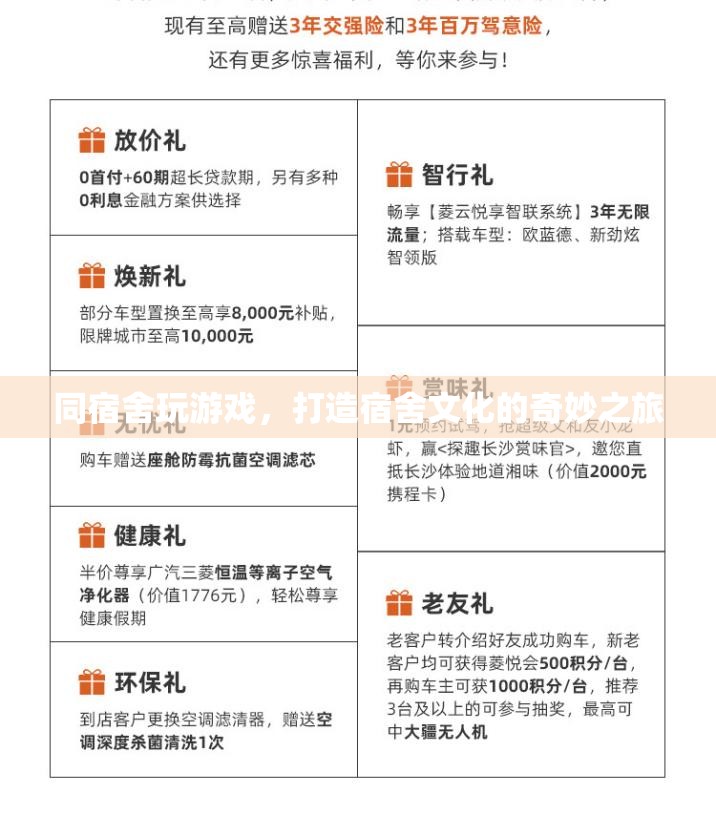 同宿舍玩游戲，打造宿舍文化的奇妙之旅