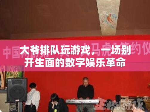 大爺排隊玩游戲，數(shù)字娛樂革命新篇章