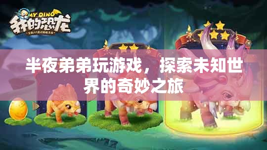 弟弟的深夜游戲探險，探索未知世界的奇妙之旅