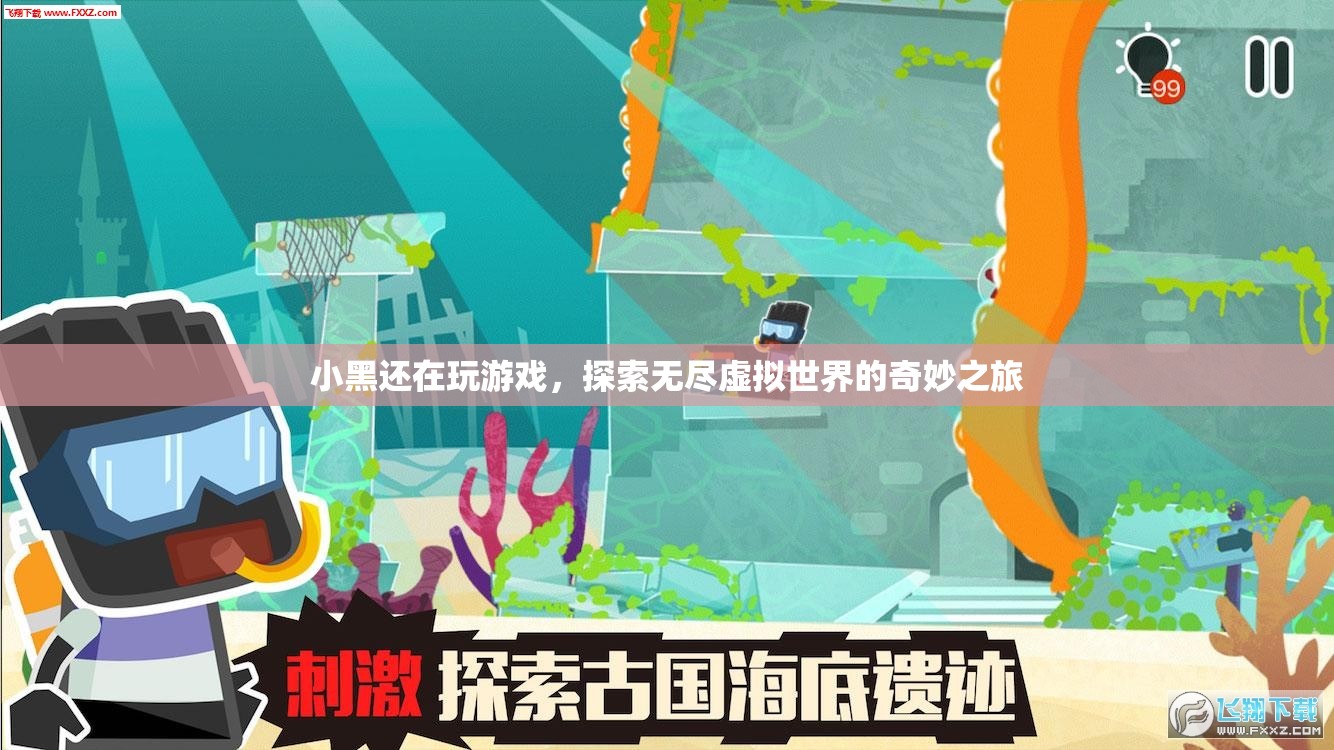 探索無盡虛擬世界的奇妙之旅，小黑的游戲之旅