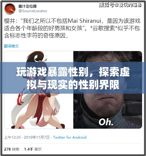 虛擬游戲暴露性別，探索虛擬與現(xiàn)實(shí)的性別界限
