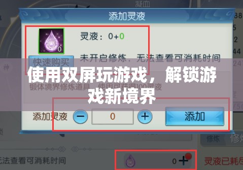 雙屏游戲，解鎖新境界，暢享游戲新體驗(yàn)