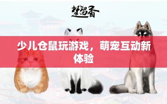 萌寵互動新體驗，少兒與倉鼠玩游戲