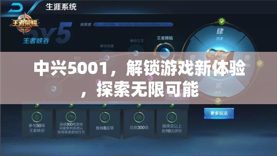中興5001，解鎖游戲新體驗，探索無限可能