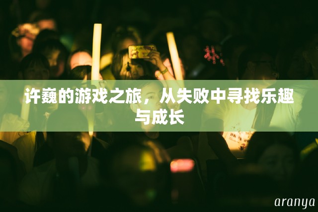 許巍，從失敗中汲取樂趣，游戲之旅見證成長