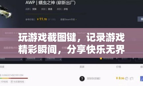 游戲截圖鍵，記錄精彩瞬間，分享快樂(lè)無(wú)界限
