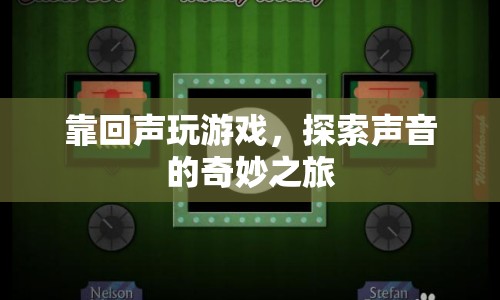 回聲游戲，探索聲音的奇妙之旅