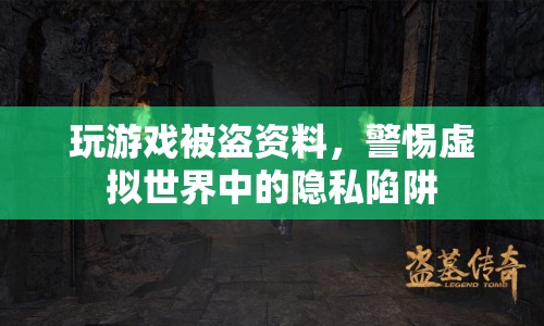 警惕虛擬世界中的隱私陷阱，玩游戲被盜資料