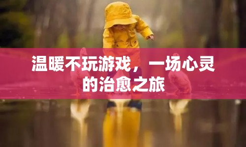 溫暖不玩游戲，心靈治愈之旅啟程