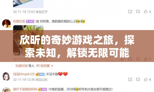 欣昕的奇妙冒險(xiǎn)，解鎖無限可能，探索未知游戲之旅
