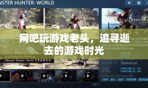 網(wǎng)吧玩游戲老頭，追尋逝去的游戲時(shí)光