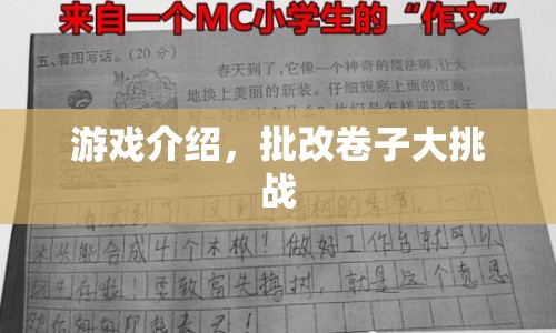 批改卷子大挑戰(zhàn)，趣味游戲挑戰(zhàn)你的批改能力