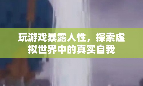 虛擬游戲，探索人性的真實(shí)面貌  第1張