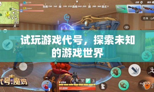 代號探索未知游戲世界，試玩體驗開啟！