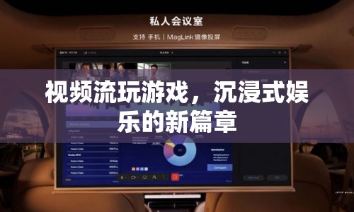 視頻流玩游戲，開啟沉浸式娛樂新篇章