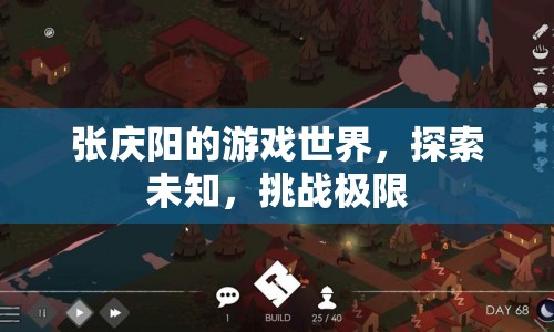 張慶陽，探索游戲世界，挑戰(zhàn)無限可能