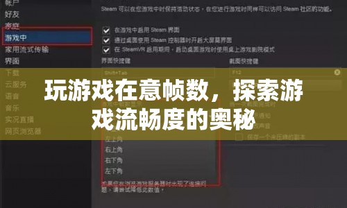 探索游戲流暢度的奧秘，幀數(shù)對游戲體驗的影響