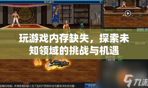 探索未知領(lǐng)域的挑戰(zhàn)與機(jī)遇，游戲內(nèi)存缺失的啟示