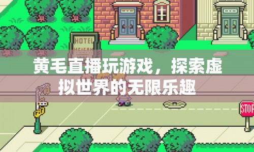 黃毛直播探索虛擬世界的無限樂趣