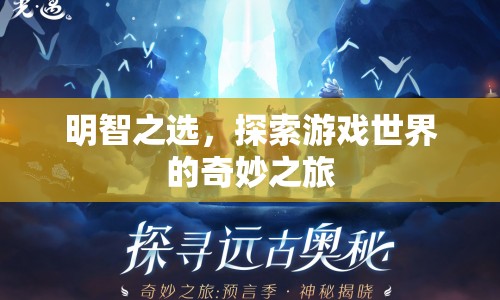 探索游戲世界的奇妙之旅，明智之選
