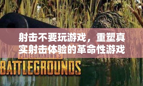 重塑真實(shí)射擊體驗(yàn)的革命性游戲，告別游戲，迎接真實(shí)射擊時(shí)代