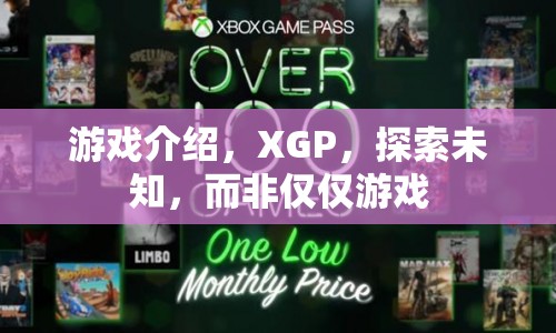 XGP，探索未知，超越游戲界限