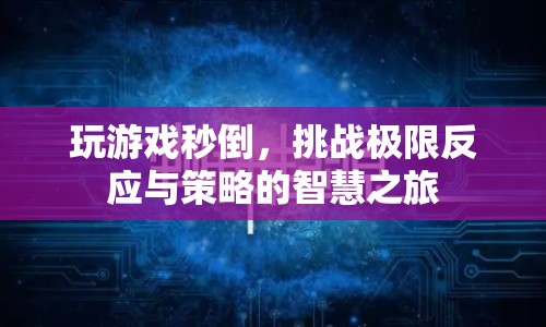 挑戰(zhàn)極限反應與策略，秒倒的智慧之旅
