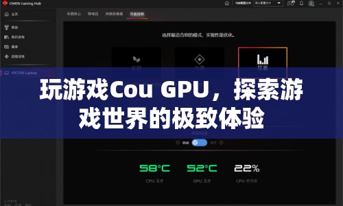 雙GPU加持，探索游戲世界的極致體驗