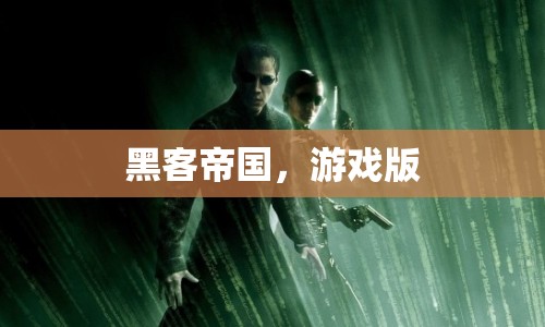 黑客帝國游戲版來襲