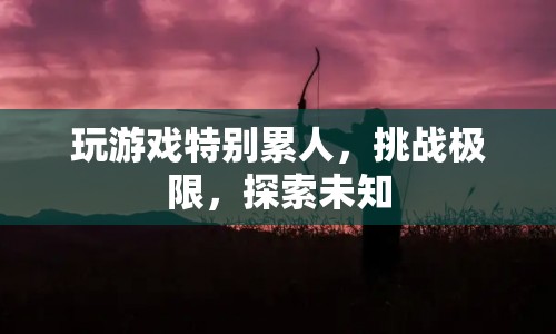 挑戰(zhàn)極限，探索未知，玩游戲的極致體驗  第1張