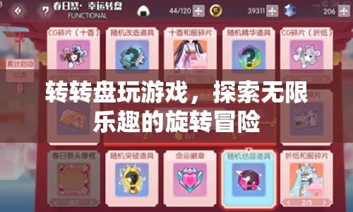探索無限樂趣的旋轉冒險，玩轉轉盤游戲
