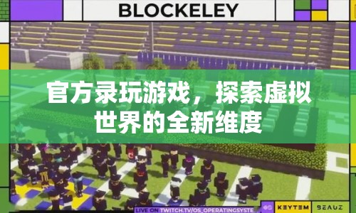 官方錄玩游戲，探索虛擬世界的全新維度