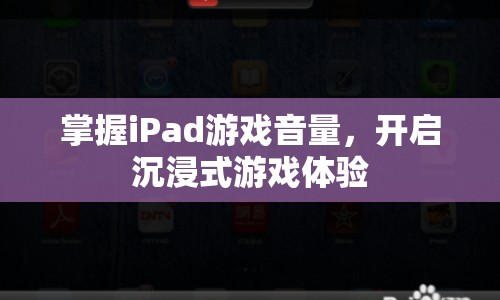 掌握iPad游戲音量 開啟沉浸式游戲體驗(yàn)