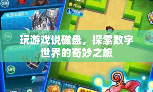 探索數(shù)字世界的奇妙之旅，游戲與磁盤的奧秘