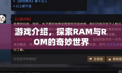 探索RAM與ROM的奇妙世界，游戲介紹