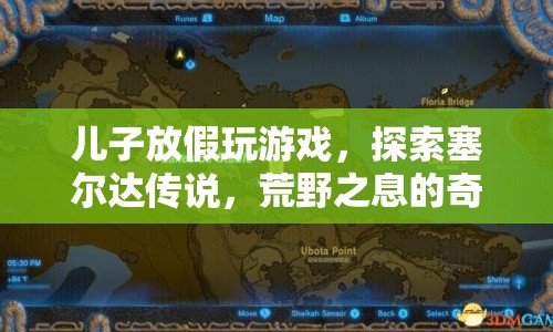 兒子探索塞爾達(dá)傳說(shuō)，荒野之息的奇幻世界