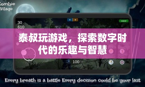 泰叔的數(shù)字時(shí)代游戲之旅，探索樂(lè)趣與智慧