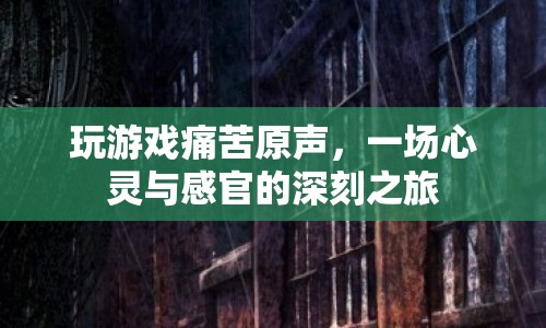 痛苦原聲，一場心靈與感官的深刻之旅